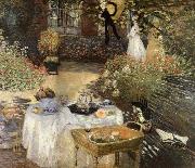 Claude Monet Luncheon France oil painting artist